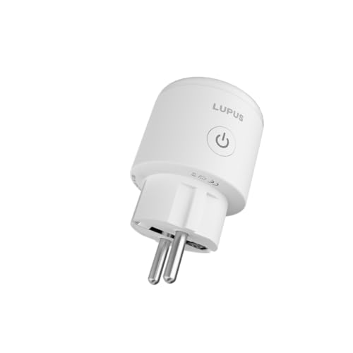 LUPUS Mini Plug - Zigbee 3.0 Funksteckdose kompatibel mit allen XT Smarthome Alarmanlage und anderen Zigbee 3.0 HUBS wie Amazon Echo Show/Plus/Studio oder Google Nest, max. 20A 4200W von Lupus Electronics