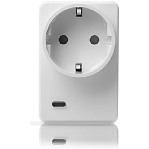 LUPUSEC 12050 Funksteckdose mit Stromzähler und ZigBee Repeater, automatisiertes Ein-/Ausschalten von Verbrauchern, Energieverbrauchsanzeige, Weiß von Lupus Electronics