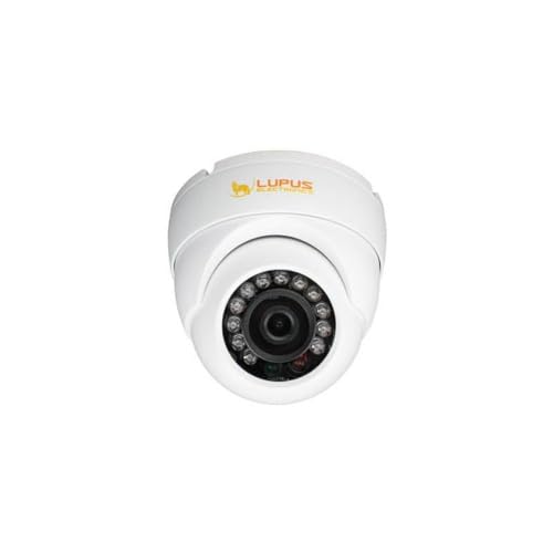 Lupus-Electronics 13300 LE337HD Überwachungskamera, Domekamera, Varioobjektiv, HDTV, HDCVI kompatibel, schlagfest, Nachtsicht, erschütterungsgeschützt, 720p, 1.3 MP, Weiß von Lupus Electronics