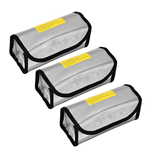 3 Stück Lipo Battery Guard Safe Bag, Feuerfest, Explosionsgeschützt, Hohe Temperaturbeständigkeit, für Heimwerkstatt, Schützt LiPo-Batterien Beim Laden, Transport und Lagerung 3 Stück Lipo Battery Guard Safe Bag, Feuerfest, Explosionsgeschützt, Hohe Temperaturbeständigkeit, für Heimwerkstatt, Schützt LiPo-Batterien Beim Laden, Transport und Lagerung von Luqeeg