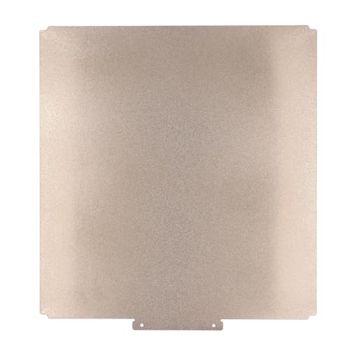 3D-Drucker-Bauplattform, 347x368mm 0.5mm Dicke 3D-Drucker-Bauplatte Doppelseitige PEI-Bauplatte mit Klebebett Flexibles Drucker-Bauplatten-Kit für Raise3d Pro3 von Luqeeg