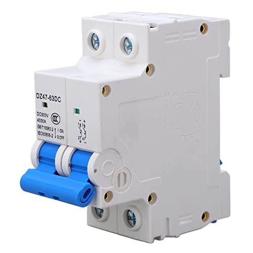 Chtaixi DC-Miniatur-Leistungsschalter, 2-poliger 500-V-125-Ampere-Isolator für Solar-PV-System, Thermisch-magnetische Auslösung, DIN-Schienenmontage, Hochstrom-DC-Trennschalter Chtaixi DC-Miniatur-Leistungsschalter, 2-poliger 500-V-125-Ampere-Isolator für Solar-PV-System, Thermisch-magnetische Auslösung, DIN-Schienenmontage, Hochstrom-DC-Trennschalter von Luqeeg