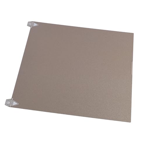 Doppelseitige Strukturierte PEI -Build -Platte für K2 Plus, 370 X 370 Mm 3D Drucker Build Platte, Hochtemperaturnachweis Bis zu 300 ℃, 3D Drucker PEI Heizungs Bettplattformen Matte von Luqeeg