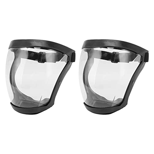 Gesichtsschutzschild, Transparente Anti-Fog-Schutzhülle, Transparenter HD-Gesichtsschutz mit Filter Wattepads Schützen Augen Gesicht Anti Drool Splash Proof Gesichtsabdeckung (Erwachsener schwarz Gesichtsschutzschild, Transparente Anti-Fog-Schutzhülle, Transparenter HD-Gesichtsschutz mit Filter Wattepads Schützen Augen Gesicht Anti Drool Splash Proof Gesichtsabdeckung (Erwachsener schwarz von Luqeeg