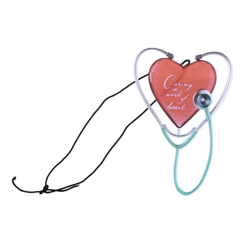 Herz-Stethoskop-Ornament, Anerkennungsgeschenk für Arzt, Krankenschwester, Betreuer, EIN Geschenk des Herzens, Kreatives Design, Liebe und Fürsorge bei Jedem Schlag von Luqeeg