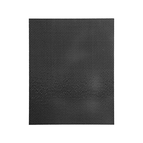 Kohlefaserplatten, 100% 3K Kohlefaserplatte mit Köperbindung & Glänzender Oberfläche, Laminatplattenplatte Kohlefaserplatte, 200MMx250MMx0.5MM 1MM 1.5MM 2.0MM 3.0MM Dicke(200 x 250 x 0,5 mm) von Luqeeg