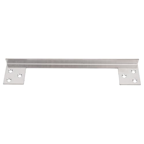 L -Form Outswing Door Security Protector Edelstahl -Latch -Schutzplattenabdeckung für Zuhause, Türverriegelungsschutzplatte, Einfach zu Installieren, Reversibeles Design (7inch) von Luqeeg