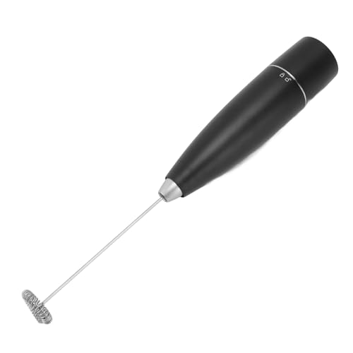 Leistungsstarker Hand-Milchaufschäumer, Mini-Milchschäumer, Batteriebetriebener Elektrischer Schaumbereiter aus Edelstahl Mini-Schneebesen-Getränkemixer für Kaffee Cappuccino Latte Leistungsstarker Hand-Milchaufschäumer, Mini-Milchschäumer, Batteriebetriebener Elektrischer Schaumbereiter aus Edelstahl Mini-Schneebesen-Getränkemixer für Kaffee Cappuccino Latte von Luqeeg