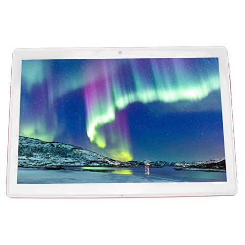 Luqeeg 10,1-Zoll-Tablets - IPS-HD-Touchscreen-Tablet, Ultradünne Quad-Core-Tablets mit Dual-Kamera 2 GB 32 GB ROM, Rosa Tablet für Android 11, 2 Millionen Front- und 5 Millionen von Luqeeg