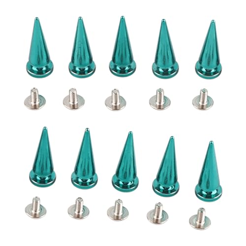 Luqeeg 10er-Set 10 X 26 Mm Kupfernieten-Metallbolzen, Baumförmiges Nietenmaterial-Zubehör, Kegel-Spikes-Schraubnieten mit Schraubensatz für Selbstgemachte Taschen, Kleidung, (10 * 26mm farbenfrohes Luqeeg 10er-Set 10 X 26 Mm Kupfernieten-Metallbolzen, Baumförmiges Nietenmaterial-Zubehör, Kegel-Spikes-Schraubnieten mit Schraubensatz für Selbstgemachte Taschen, Kleidung, (10 * 26mm farbenfrohes von Luqeeg