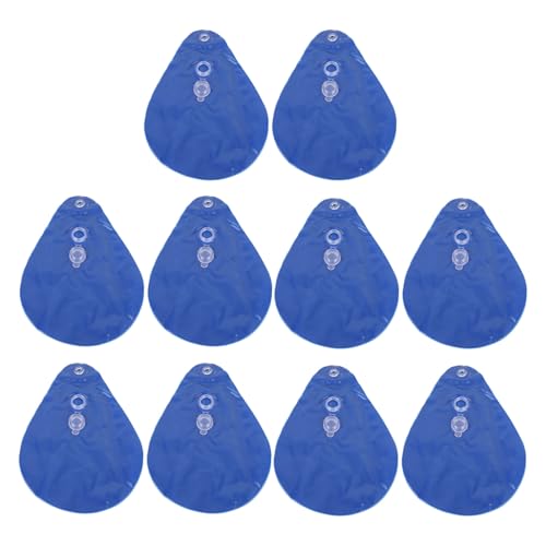 Luqeeg 10pcs Poolabdeckgewichte, PVC Winter Pool Planen Wasserbeutel, Oberhalb des Gemahlenen Schwimmbehälters mit Wasser Immunbeschichtung Vielseitiger Gebrauch für den Schließen (Stil 2) von Luqeeg