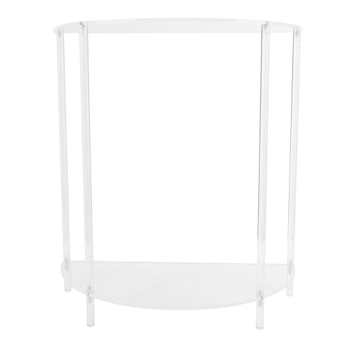 Luqeeg 2 -stufige Halbellipse Acrylsiegerkabine, Halbnahme Nachttisch, Multifunktionaler Endtisch mit 5 Mm Dicker Panel für Büroschlafzimmer -Wohnzimmerstudien Im Freien Luqeeg 2 -stufige Halbellipse Acrylsiegerkabine, Halbnahme Nachttisch, Multifunktionaler Endtisch mit 5 Mm Dicker Panel für Büroschlafzimmer -Wohnzimmerstudien Im Freien von Luqeeg
