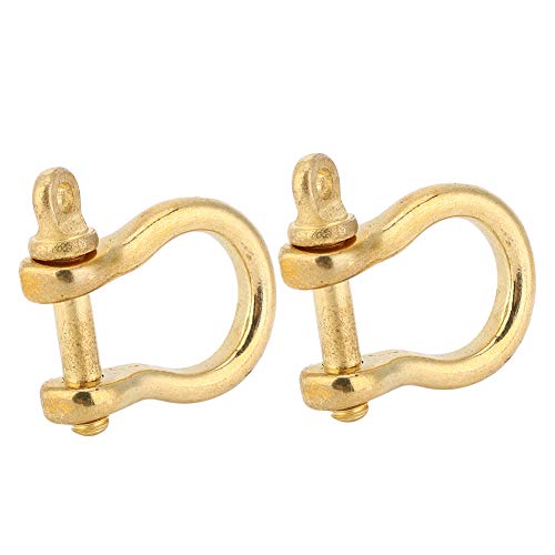 Luqeeg 2ER Set Ankerschäkel Aus Reinem Messing 10 MM U Förmiger Schlüsselanhängerhaken Anhängerkupplung Hochleistungs Abschleppset für Lkw Schlüsselring Schäkel Verbindungsstück Luqeeg 2ER Set Ankerschäkel Aus Reinem Messing 10 MM U Förmiger Schlüsselanhängerhaken Anhängerkupplung Hochleistungs Abschleppset für Lkw Schlüsselring Schäkel Verbindungsstück von Luqeeg
