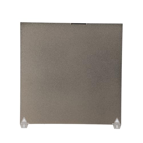 Luqeeg 3D-Drucker-Bauplatte, 370 X 370 MM, Strukturiertes PEI und Hochglanzfolie, Doppelseitiger Druck, 3D-Druckerbett, 3D-Druckermatte | Flexible Bauplatte für K2 Plus-Drucker von Luqeeg