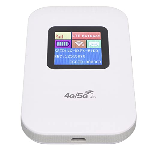 Luqeeg 4G WiFi Router Mobiler 4G Router mit SIM Kartensteckplatz 4G LTE Router mit 1,44 Zoll LED Display 2100mAh Akku Wireless Netzwerk Smart Router Pocket Mobile Hotspot Luqeeg 4G WiFi Router Mobiler 4G Router mit SIM Kartensteckplatz 4G LTE Router mit 1,44 Zoll LED Display 2100mAh Akku Wireless Netzwerk Smart Router Pocket Mobile Hotspot von Luqeeg