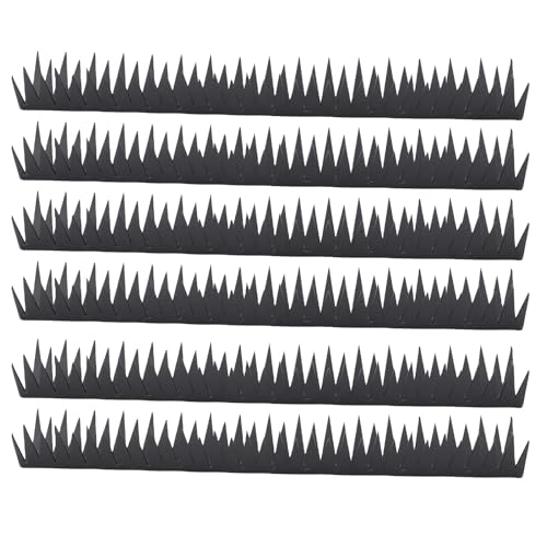 Luqeeg Anti -Climbon -Zaunspitzen, Kohlenstoffstahl Tierschützer Spikes Home Outdoor Heavy Duty Security Anti -Diebstahlwandspike für Zäune, Tore, Wände, Dächer von Luqeeg