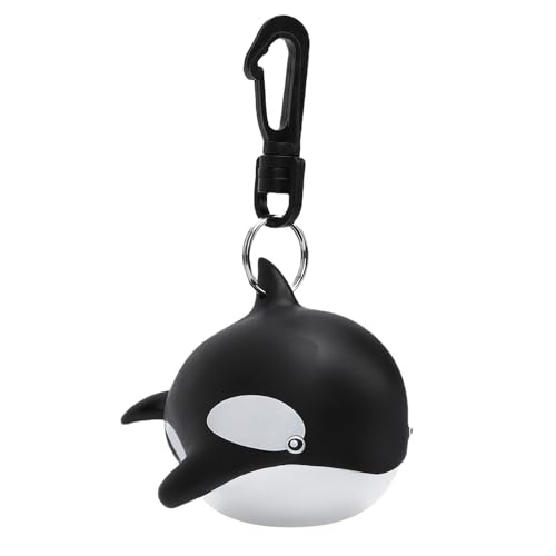 Luqeeg Atemreglerabdeckung Weiches Leichtes Silikon Staubdicht Stoßfest Cartoon Orca Form Mundstückabdeckung Schnelle Installation Zweite Stufe Atemreglerhalter für Scube Tauchen von Luqeeg