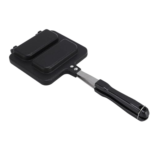 Luqeeg Doppelseitiger Sandwichmaker, Antihaftbeschichtung, Bratpfanne für Gegrillten Käse, Leicht zu Reinigen und Aufzubewahren, für Die Küche zu Hause, Frühstück, Camping Luqeeg Doppelseitiger Sandwichmaker, Antihaftbeschichtung, Bratpfanne für Gegrillten Käse, Leicht zu Reinigen und Aufzubewahren, für Die Küche zu Hause, Frühstück, Camping von Luqeeg