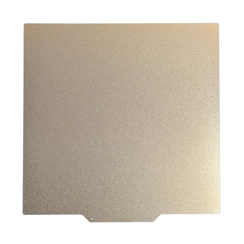 Luqeeg Druckplatte, 430 X 430 MM Texturiertes PEI Glattes PEO Doppelseitig Flexibles 3D-Druckerbett, 3D-Druckermatte für 2 Maximum für Neptune 3 4 Maximum von Luqeeg