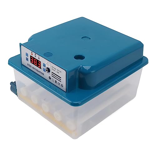 Luqeeg Geflügel-Brutmaschine, Automatische Eier-Brutapparate, Intelligenter Thermostat, Geflügel-Brutmaschine, Eier-Brutapparate, für Enten, Gänse, Vögel, Fische, Eidechseneier (EU-Stecker 100-240 V) von Luqeeg