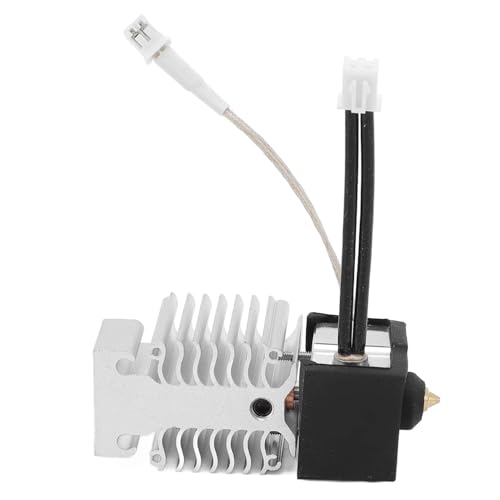 Luqeeg Hotend Kit Extruderheizungsblock Zusammengebautes Druckkopf Bimetal -Hals -Röhrchen Set Ersatz für Ender 3 V3 SE 3D -Drucker, Hohe Genauigkeitsthermistor, Aluminium Kühlkörper von Luqeeg