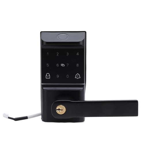 Luqeeg Intelligentes Fingerabdruck-Türschloss, 5 Entriegelungswege, Schlüsselloses Türschloss, Virtuelles Passwort, Smart Home mit Notentriegelung für das Home Office Luqeeg Intelligentes Fingerabdruck-Türschloss, 5 Entriegelungswege, Schlüsselloses Türschloss, Virtuelles Passwort, Smart Home mit Notentriegelung für das Home Office von Luqeeg