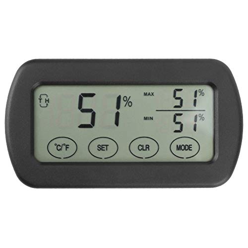 Luqeeg Lcd Touch Hygrothermograph, Thermometer Hygrometer, Elektronisch, mit Großem LCD Display, Robust, Leicht, Langlebig für Schränke, Verkaufstheken, Innenraum Temperatur Luqeeg Lcd Touch Hygrothermograph, Thermometer Hygrometer, Elektronisch, mit Großem LCD Display, Robust, Leicht, Langlebig für Schränke, Verkaufstheken, Innenraum Temperatur von Luqeeg