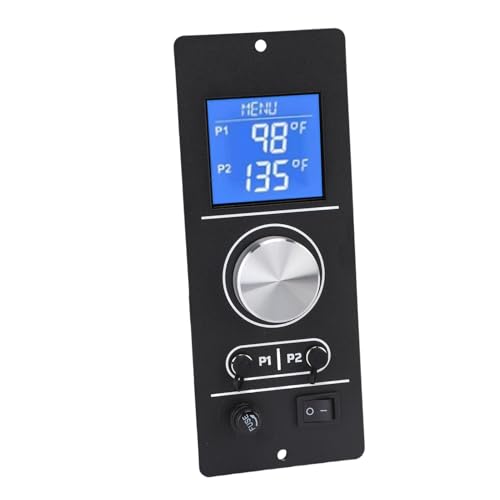 Luqeeg PID Pellet Grill Controller, Digitale Temperaturkontrollplatine mit Hoher Sichtbarkeit, Digitales Display, Einfach zu Verwendende Wähl, Rauch Bypass Modus für XT Pellet Grill von Luqeeg