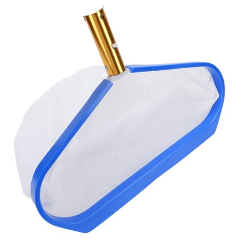 Luqeeg Pool -Skimmer -Netz, Spas Teiche Kinder Inblasbare Pool Liner Reinigungsmittel, Blatt -Skimmer -Netto -Kopfreiniger mit Hoher Dichte Feinnetzkorb für Universelle Klammer von Luqeeg