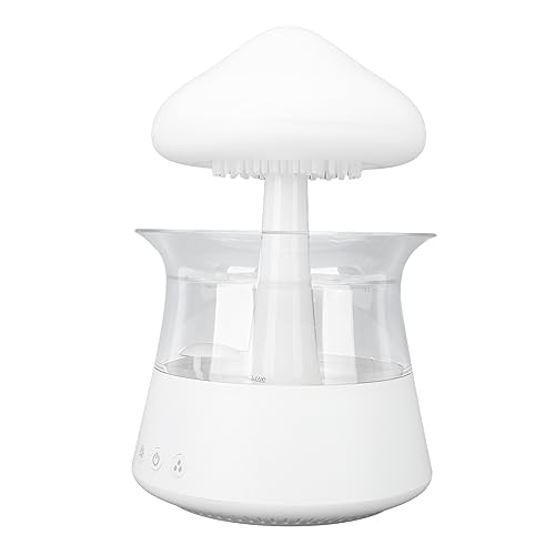 Luqeeg Rain Cloud Luftbefeuchter Water Drip, 300ml Pilz Regen Diffusor Ätherisches Öl Diffusor Nachtlicht mit 7 Wechselnden Farben für Schreibtisch Nachttisch Schlafen Entspannend Luqeeg Rain Cloud Luftbefeuchter Water Drip, 300ml Pilz Regen Diffusor Ätherisches Öl Diffusor Nachtlicht mit 7 Wechselnden Farben für Schreibtisch Nachttisch Schlafen Entspannend von Luqeeg