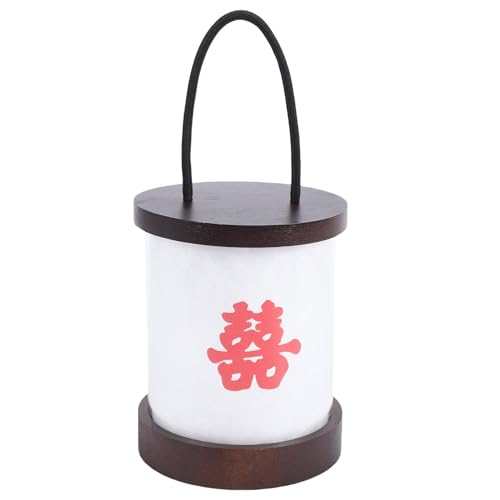 Luqeeg Tragbare Laternentischlampe, 800 mAh Wiederaufladbare Betriebene Kabellose Lampe mit 3 Farben Stufenloser Dimmen, Energieeinsparung, Langes Leben für Terrasse, (Chinesischer Doppel -Glück Luqeeg Tragbare Laternentischlampe, 800 mAh Wiederaufladbare Betriebene Kabellose Lampe mit 3 Farben Stufenloser Dimmen, Energieeinsparung, Langes Leben für Terrasse, (Chinesischer Doppel -Glück von Luqeeg