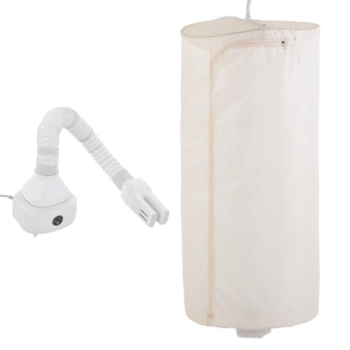 Luqeeg Tragbarer Wäschetrockner, 3 in 1 360 Warmluftkreislauf, Föhntrockner Großer Kapazität Faltbarer Elektrischer Trockener Maschine mit Drahtloser Fernbedienung Trockenbeutel (EU -Stecker 220 V) Luqeeg Tragbarer Wäschetrockner, 3 in 1 360 Warmluftkreislauf, Föhntrockner Großer Kapazität Faltbarer Elektrischer Trockener Maschine mit Drahtloser Fernbedienung Trockenbeutel (EU -Stecker 220 V) von Luqeeg