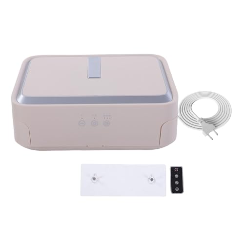 Luqeeg Tragbarer Wäschetrockner mit Drei Trockenmodi Faltbarer Mini-Wäschetrockner mit 360°-Umluft Trockner mit Fernbedienung Und Timer für Wohnmobile (EU -Stecker 220 V) von Luqeeg