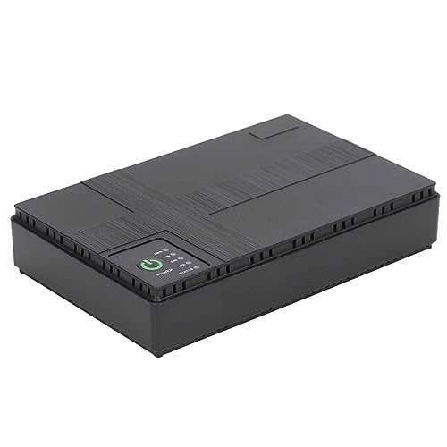 UPS Batterie-Backup, 10400mAh 5V 9V 12V 2A POE 15V 24V 1A Ausgang Unterbrechungsfreie Stromversorgung Backup-Batterie-Stromversorgung für Router, Modem, Smartphone (85-265V) von Luqeeg