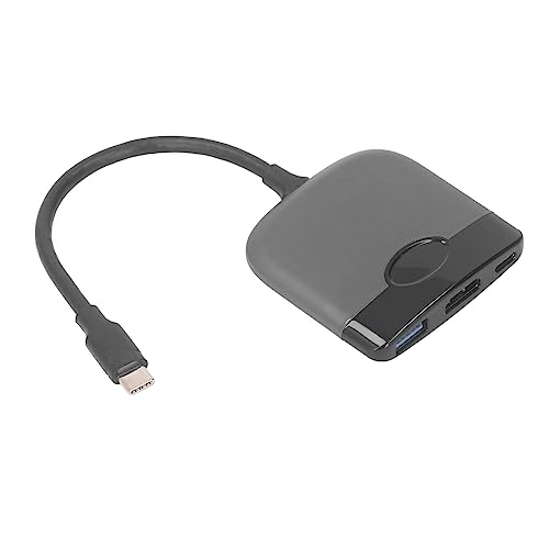 auf-HD-Multimedia-Schnittstellenadapter, 4K-HD-Multimedia-Schnittstellenkonverter, USB3.0 und 55-W-Typ-C-PD-Ladeanschluss, Leichter Schnittstellenadapter (HD-Multimedia-Schnittstelle USB3.0 PD von Luqeeg
