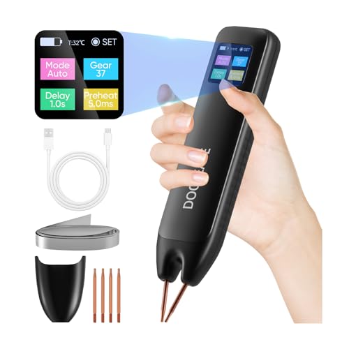 Punktschweißgerät, Punktschweißgerät für Akkus,2-in-1 Punktschweißgerät And Manual Modes, Portable Spot Welder, 99 Adjustable Speeds For DIY Battery Packs Iron Stainless Steel Sheets von Luqixcey