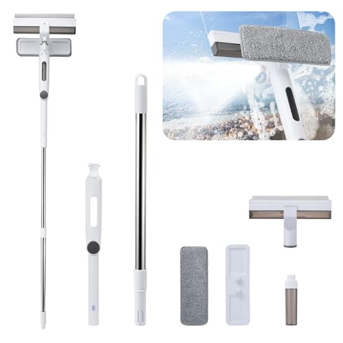 Window Buddy Fensterwischer Abzieher Set mit Sprühfunktion, 3-in-1 Dual Side Mist Einziehbarer Fensterreiniger, Haushaltsabzieher Fensterreinigungs-Werkzeugsatz Window Buddy Fensterwischer Abzieher Set mit Sprühfunktion, 3-in-1 Dual Side Mist Einziehbarer Fensterreiniger, Haushaltsabzieher Fensterreinigungs-Werkzeugsatz von Luqixcey