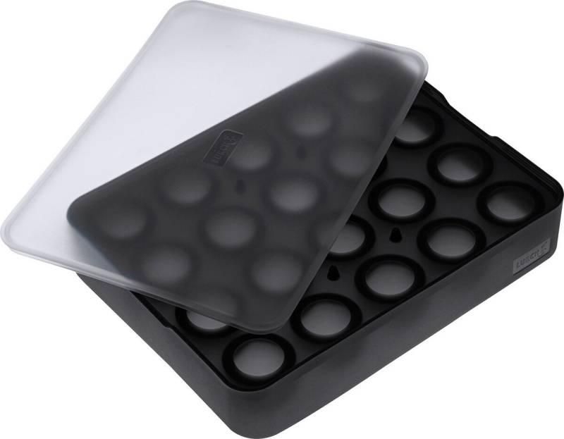 Eiswürfelform Kugel 3 cm Flexi-Form schwarz von Lurch