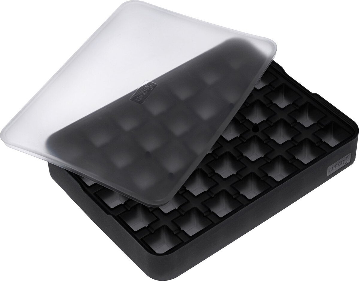 Eiswürfelform Würfel 2x2 cm Flexi-Form schwarz Eiswürfelform Würfel 2x2 cm Flexi-Form schwarz von Lurch