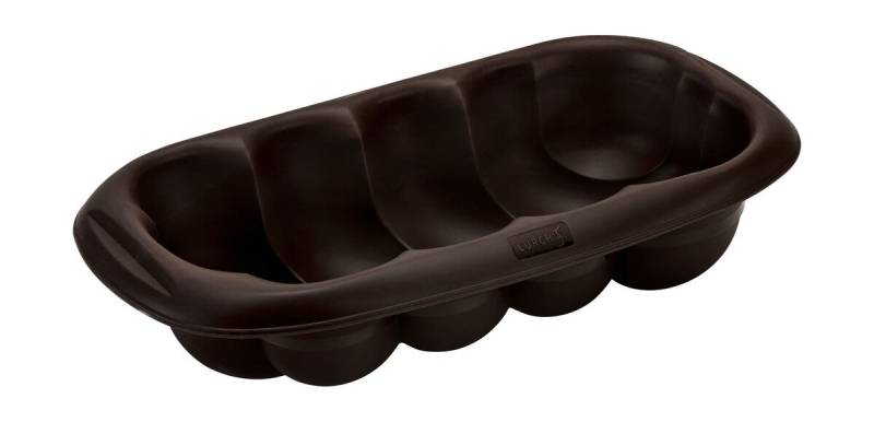 Hefezopf-Form 29x15x7 cm FlexiForm braun von Lurch