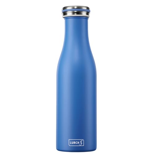 Lurch 240855 Isolierflasche, Edelstahl, Azur von Lurch