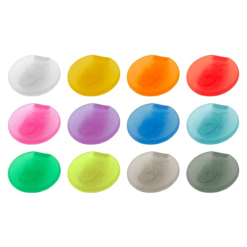 LURCH 210229 Glasmarkierer–Clip Set aus 12 farbigen Clips zum Markieren von Gläsern, klein von Lurch