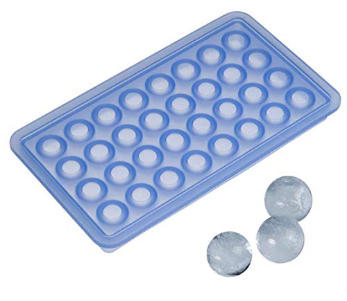 Lurch 10435 Eiswürfelbereiter Kugeln klein für 32 kleine Eiskugeln ( ؘ 2 cm) aus 100% BPA-freiem Platin Silikon von Lurch