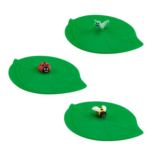 Lurch 210304 Mein Deckel Garten 3er Set Glasabdeckungen aus Premium-Platin-Silikon 10,5 x 12,5 cm, Grün Lurch 210304 Mein Deckel Garten 3er Set Glasabdeckungen aus Premium-Platin-Silikon 10,5 x 12,5 cm, Grün von Lurch