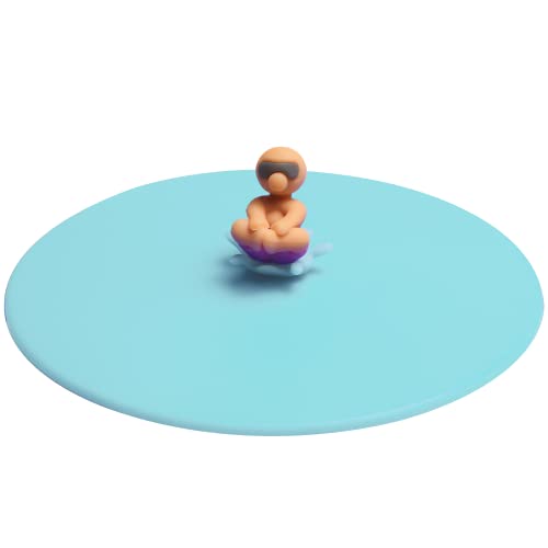 Lurch 210888 Mein Deckel Splash Bruno Bombe, Glasabdeckung aus 100% BPA-freiem Premium-Platin Silikon, Ø 10,5cm, Blau Lurch 210888 Mein Deckel Splash Bruno Bombe, Glasabdeckung aus 100% BPA-freiem Premium-Platin Silikon, Ø 10,5cm, Blau von Lurch