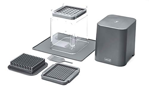 Lurch 220845 Kubus Würfel- und Stifteschneider zum Schneiden von Gemüse und Obst II iron grey, Kunststoff Lurch 220845 Kubus Würfel- und Stifteschneider zum Schneiden von Gemüse und Obst II iron grey, Kunststoff von Lurch