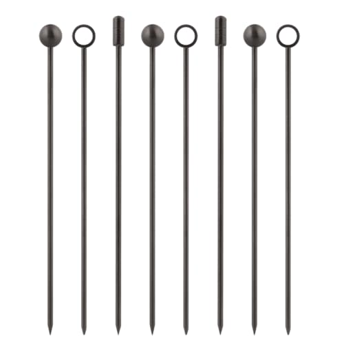 LURCH Bar-Spiesse 9er Set smokey grey zum Präsentieren und Garnieren von Cocktails und Fingerfood Edelstahl LURCH Bar-Spiesse 9er Set smokey grey zum Präsentieren und Garnieren von Cocktails und Fingerfood Edelstahl von Lurch