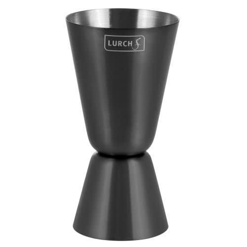 Lurch 240787 Jigger 2cl und 4cl Barmaß zum genauen Abmessen von Spirituosen und Säften, Smokey Grey von Lurch