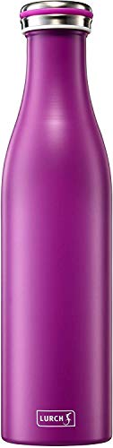 Lurch 240860 Isolierflasche/Thermoflasche für heiße und kalte Getränke aus doppelwandigem Edelstahl 0,75l, purple Lurch 240860 Isolierflasche/Thermoflasche für heiße und kalte Getränke aus doppelwandigem Edelstahl 0,75l, purple von Lurch