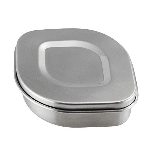 Lurch 240936 Lunchbox/Snackdose 10,5 cm x 5,2 cm aus Edelstahl, Roségold von Lurch